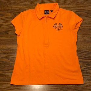 Harley-Davidson Half Zip Front T-shirt